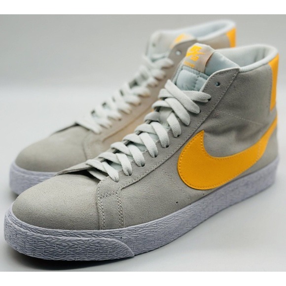 NEW Nike SB Zoom Blazer Mid Summit White Laser Orange 864349-110 Men's Multi - Picture 1 of 6